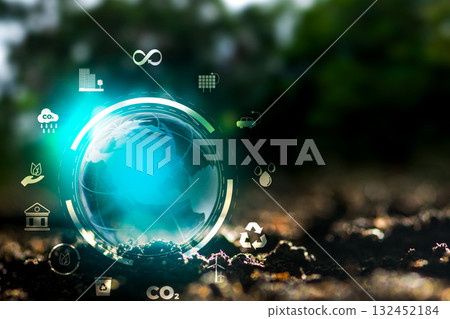 Renewable energy concept Earth Day or environment protection Hands protect forests that grow on the ground and help save the world. Renewable energy concept Earth Day or environment protection Hands protect forests that grow on the ground and help save the world. 132452184