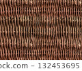 Woven basket, enlarged, texture, brown 132453695
