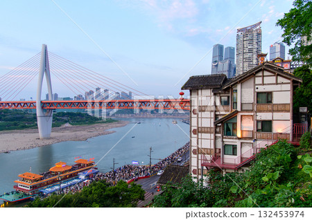 中國重慶的風景非常美麗 中國重慶的風景非常美麗 132453974