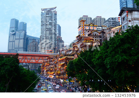 中國重慶的風景非常美麗 中國重慶的風景非常美麗 132453976