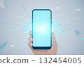 閃亮的抽象智慧型手機 閃亮的抽象智慧型手機 132454005