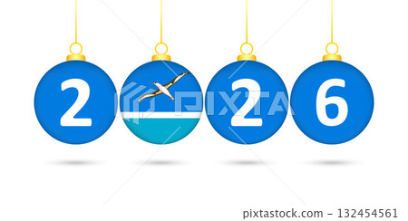 Midway Atoll Flag Christmas Balls 2026 Decoration. 132454561