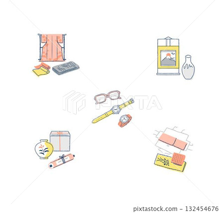 Relics, antiques, ancient art, antiques 132454676