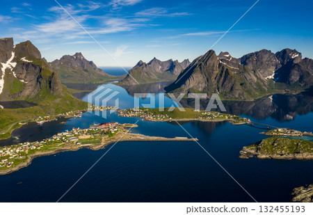 Lofoten is an archipelago in the county of Nordland, Norway. 132455193