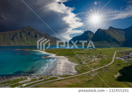 Lofoten is an archipelago in the county of Nordland, Norway. 132455201