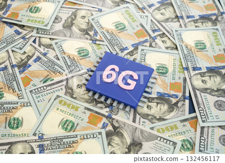 Investments in 6G technology. Innovation, progress, and the next generation of communication. Digital infrastructure, telecommunication companies, future connectivity, and technology investments. 132456117