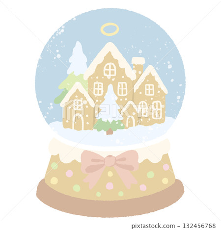 Pastel Gingerbread House Snow Globe Illustration Kawaii Christmas Winter Clipart Coquette Beige Pink Candy Cottage Snowy Holiday Art for Cards Invitations and Cute Decor Pastel Gingerbread House Snow Globe Illustration Kawaii Christmas Winter Clipart Coquette Beige Pink Candy Cottage Snowy Holiday Art for Cards Invitations and Cute Decor 132456768