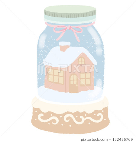 Pastel Mason Jar Snow Globe Illustration Kawaii Pink Cottage Winter Clipart Cozy Coquette Christmas Jar Art for Holiday Cards and Decor Pastel Mason Jar Snow Globe Illustration Kawaii Pink Cottage Winter Clipart Cozy Coquette Christmas Jar Art for Holiday Cards and Decor 132456769
