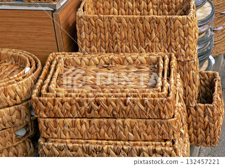 Rattan baskets on. market Rattan baskets on. market 132457221