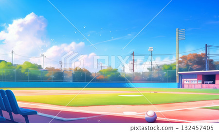 一個棒球場 132457405