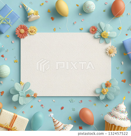 Kids Birthday Party Invitation Kids Birthday Party Invitation 132457522