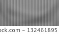 Monochrome steel texture with crisp vertical ridges, subtle gradient, graininess, grunge noise, website banner design, copy space 132461895