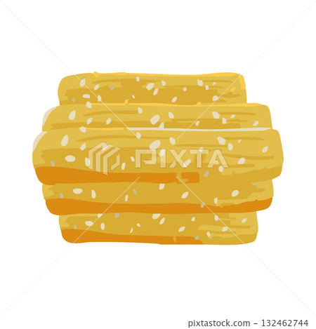 搗碎的牛蒡根水彩手繪圖向量圖 搗碎的牛蒡根水彩手繪圖向量圖 132462744