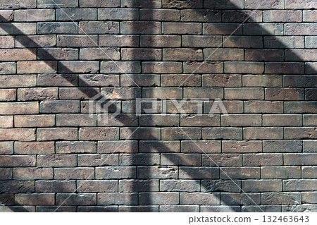 Brick Wall with Sunlight and Shadows Brick Wall with Sunlight and Shadows 132463643