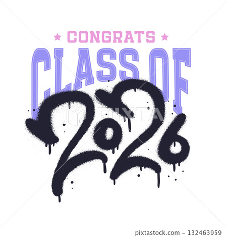 Congrats Class Of 2026 - T-shirt, Senior Class T-shirt, Graduate Saying, High School Shirt, University Tee, Class of 2026, Last Day Of School. Varsity letters with graffiti lettering grungy collage Congrats Class Of 2026 - T-shirt, Senior Class T-shirt, Graduate Saying, High School Shirt, University Tee, Class of 2026, Last Day Of School. Varsity letters with graffiti lettering grungy collage 132463959