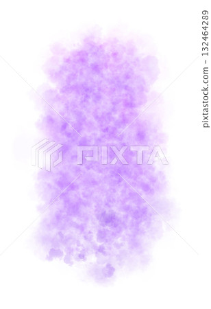 Vertical vibrant violet smoke column with soft edges isolated on transparent background realistic glowing mist effect 132464289