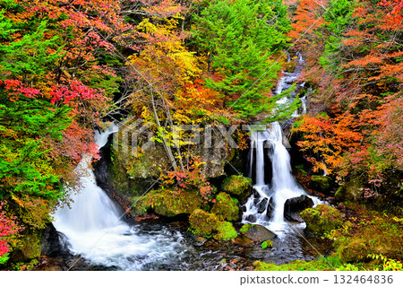 歐日光龍頭瀑布的紅葉 歐日光龍頭瀑布的紅葉 132464836