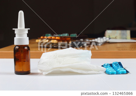 Runny nose treatment 132465866