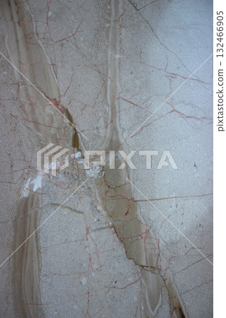 Natural beige marble stone texture with red veins Natural beige marble stone texture with red veins 132466905
