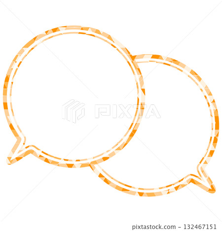 Stained glass style speech bubble, triangular pattern, overlapping conversation Stained glass style speech bubble, triangular pattern, overlapping conversation 132467151