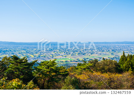 View of the Tonami Plain from the Scattered Village Observatory 132467559
