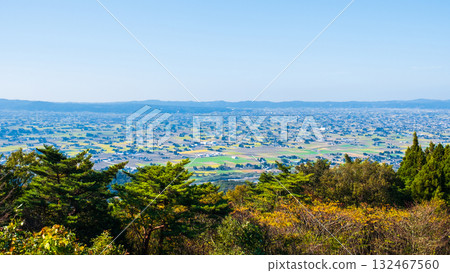 View of the Tonami Plain from the Scattered Village Observatory 132467560