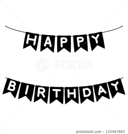 Garland illustration 132467665