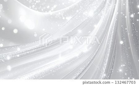 A luxurious abstract background with silver light particles flowing A luxurious abstract background with silver light particles flowing 132467703