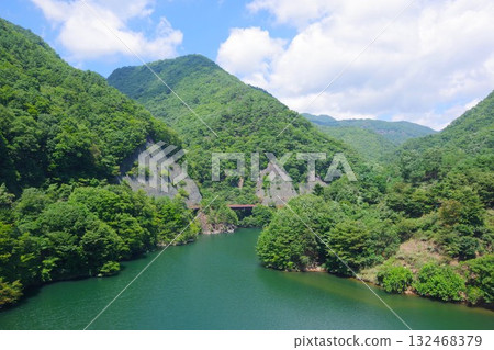 山梨縣鬚玉町的水垣湖 132468379