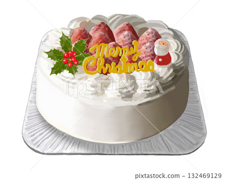 聖誕蛋糕（整個）配鋁盤 132469129