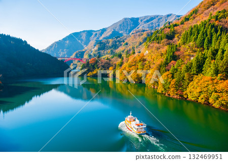 Shogawa Gorge (Autumn) 132469951