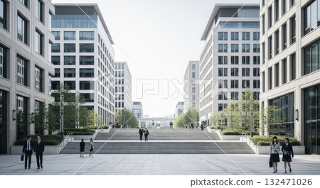 城市辦公區寬樓梯的城市背景 — 時尚廣告背景 8k 城市辦公區寬樓梯的城市背景 — 時尚廣告背景 8k 132471026
