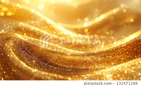 華麗閃閃發光的古董金色背景 132471288