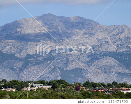 luminous skyline with diverse architecture reflected in tranquil waters during lively nocturnal 132471793