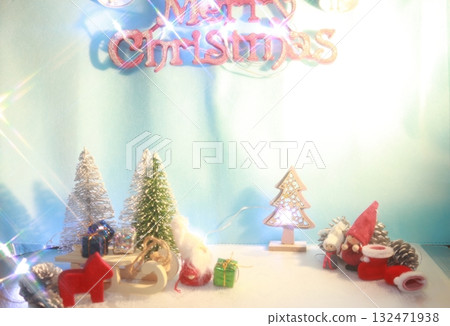 Landscape with Christmas tree Landscape with Christmas tree 132471938