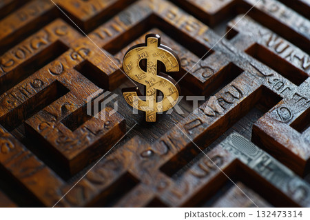 Navigating maze of healthcare expenses with dollar sign symbolizing costs Navigating maze of healthcare expenses with dollar sign symbolizing costs 132473314