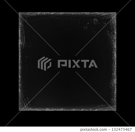 Abstract vinyl and paper overlay shape 132473467