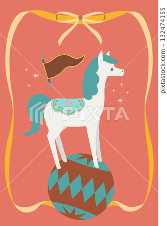 Horse illustration Horse illustration 132474155
