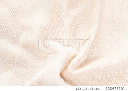 Natural material that replicates the weave of linen Natural material that replicates the weave of linen 132475301