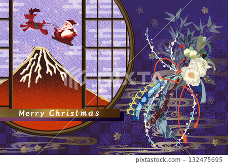 日式聖誕卡 日式聖誕卡 132475695