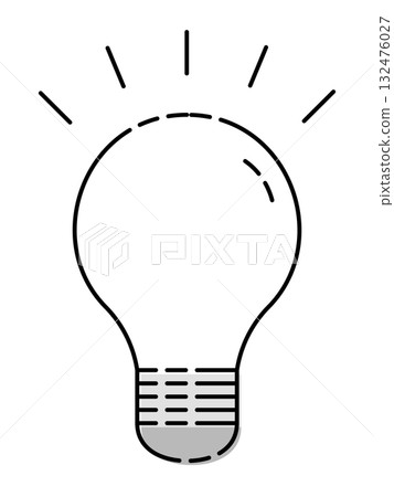 Stylish light bulb icon idea inspiration image Stylish light bulb icon idea inspiration image 132476027