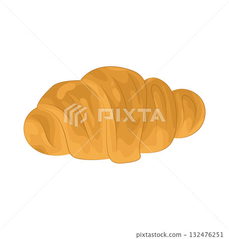 Illustration of croissant Illustration of croissant 132476251