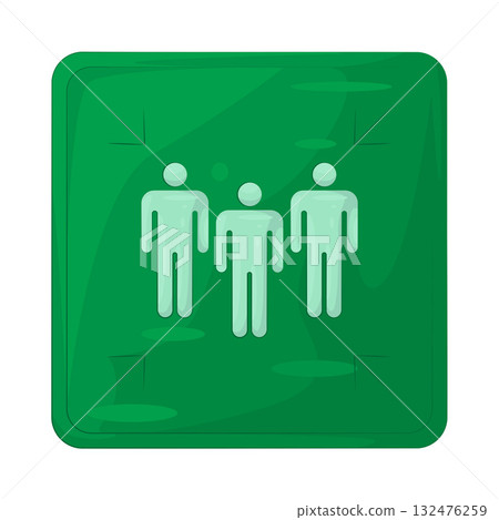 Illustration of assembly point sign Illustration of assembly point sign 132476259