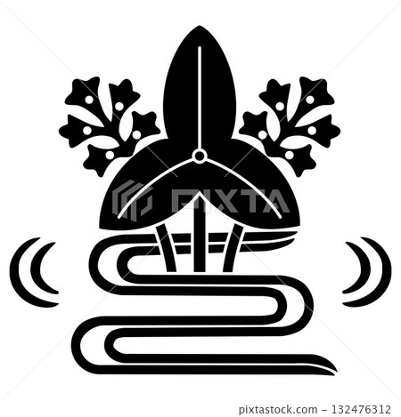 This is the family crest of Kyoto Shimogoryo Shrine. 132476312