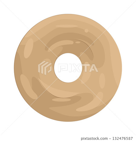 Illustration of donut 132476587