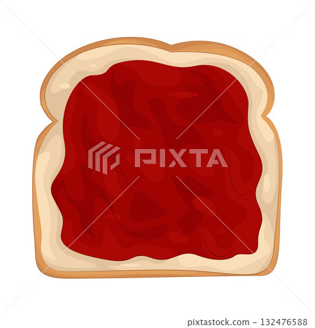 Illustration of toast  132476588