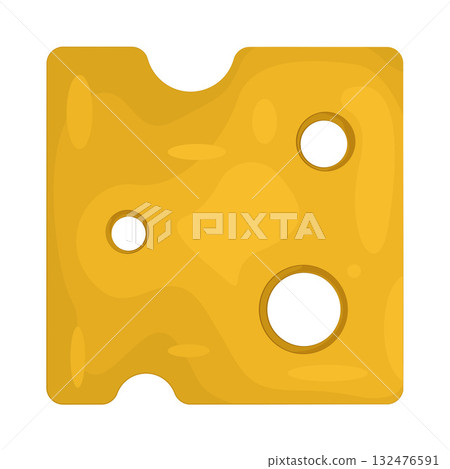 Illustration of cheese 132476591
