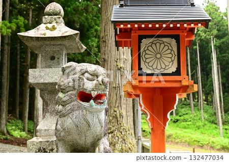 遠野六神石神社的小犬 132477034