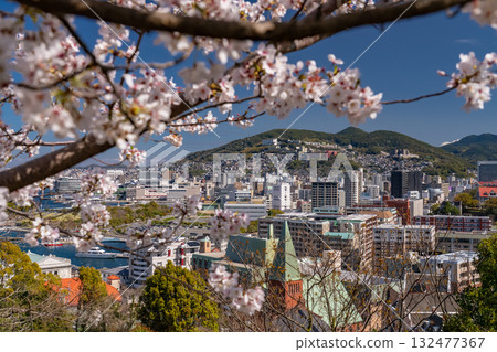 Nagasaki City, Nagasaki Prefecture: Sloping streets Nagasaki City, Nagasaki Prefecture: Sloping streets 132477367