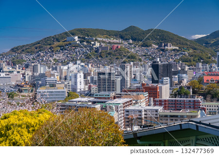 Nagasaki City, Nagasaki Prefecture: Sloping streets Nagasaki City, Nagasaki Prefecture: Sloping streets 132477369